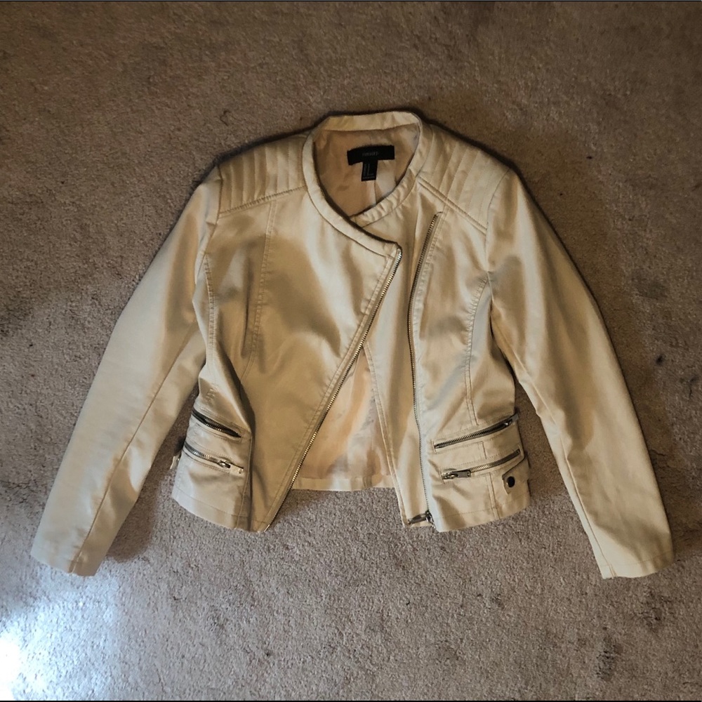 Faux leather jacket